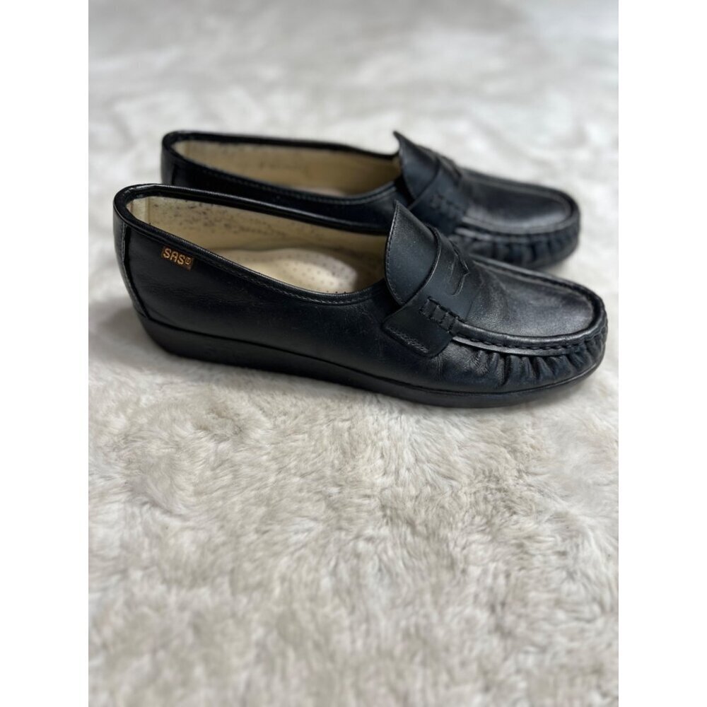 SAS classic slip on loafer shoe women size 10